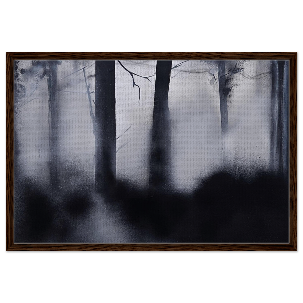 Bosque Oculto - – Obra Intervenida a Mano | Serie Limitada de 10 Unidades | Lienzo Panorámico