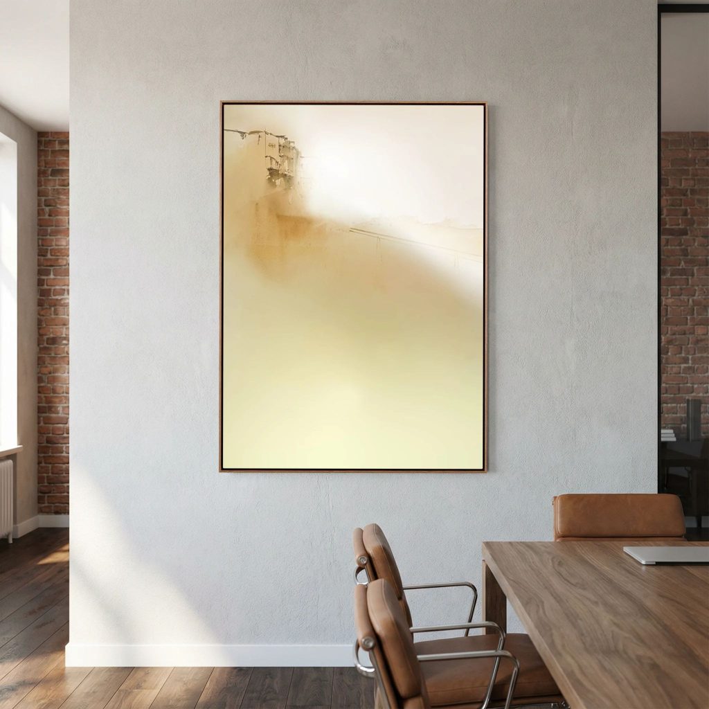 Casas Colgadas | Impresión en Lienzo de Bellas Artes