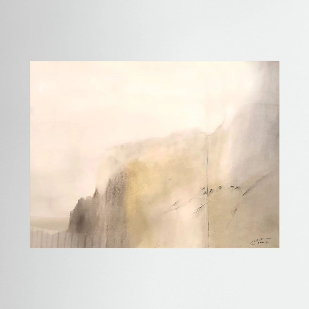 Paisaje en Brumas | Impresión sobre papel de Bellas Artes